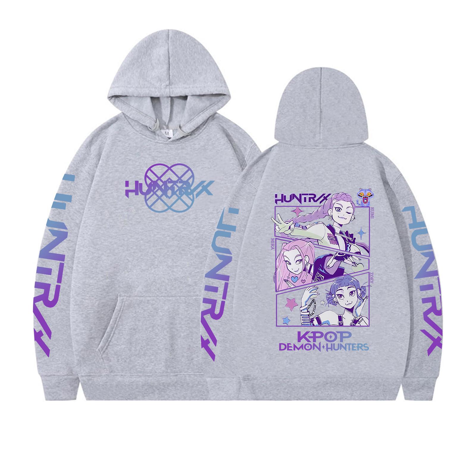 

Худі Преміум Мисливці на Демонів Милий Незграбний Тигр Huntrix Дівчата Група Y2K Худі Saja Хлопці Вуличний одяг Аніме Світшот Мерч для Фаната S