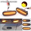 2Pcs Dynamic LED Turn Signal Side Marker Light Repeater Lamp For Fiat Panda MK2 MK3 Grande Punto Abarth Doblo Fiorino Linea Idea