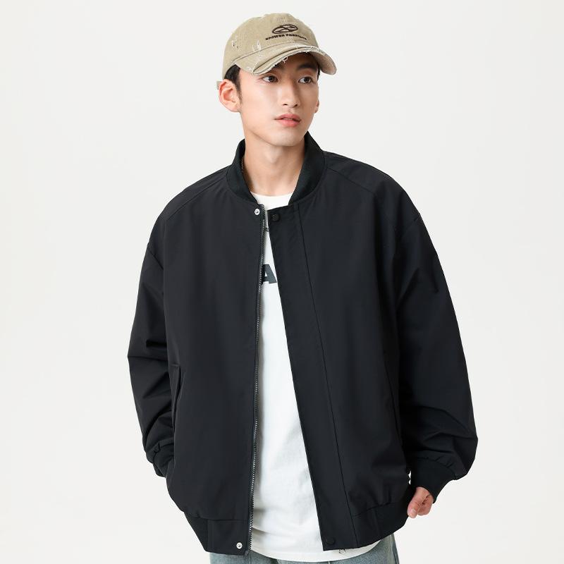 Spring and Autumn New Men's Baseball Uniform Casual Versatile Jacket Men's Ruffian Handsome Loose Flying Staff Jacket