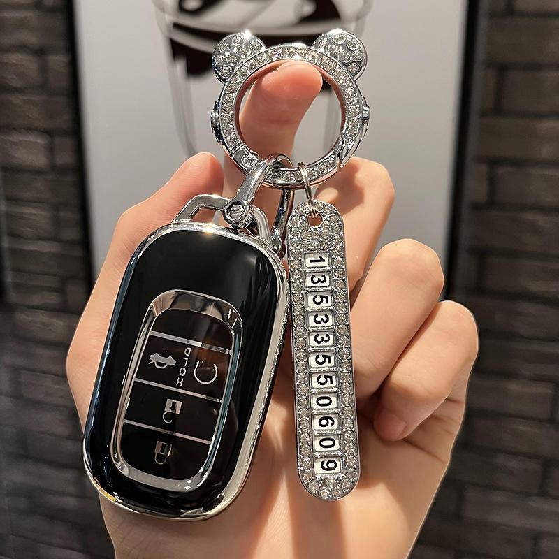 Suitable for HondaZRVKey cover23StyleCRVType GridXRVThe 11 Th Generation Civic Auto Key Shell