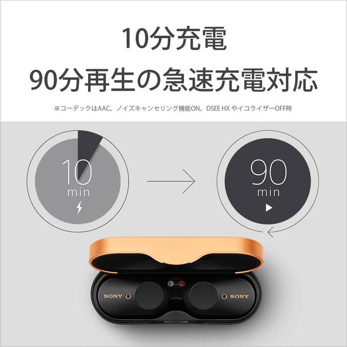 Sony WF-1000XM3 Wireless Noise Cancelling Earbuds (Black)