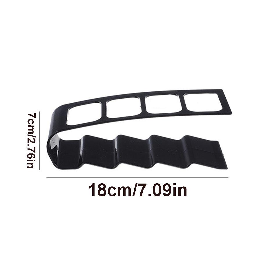 Plastic Remote Control Storage Rack 4 Grid Desktop Organizer Holder for Table Desk