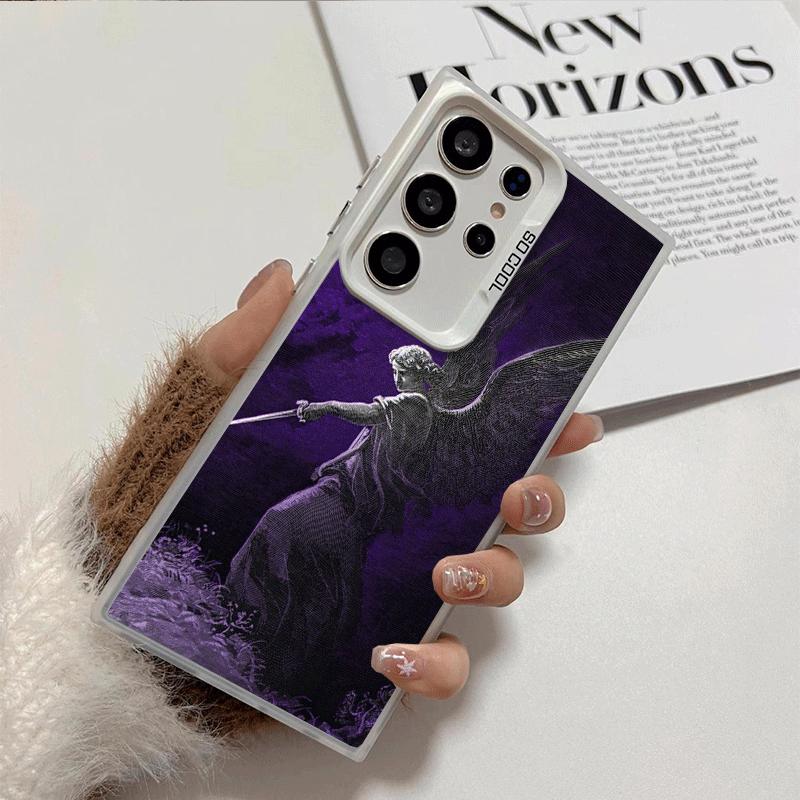 Custodia Antiurto Estetica Arcangelo Michele per Samsung Galaxy S26 Edge S25 Ultra S24 FE S23 Plus S21 Cover Anti Caduta Divertente