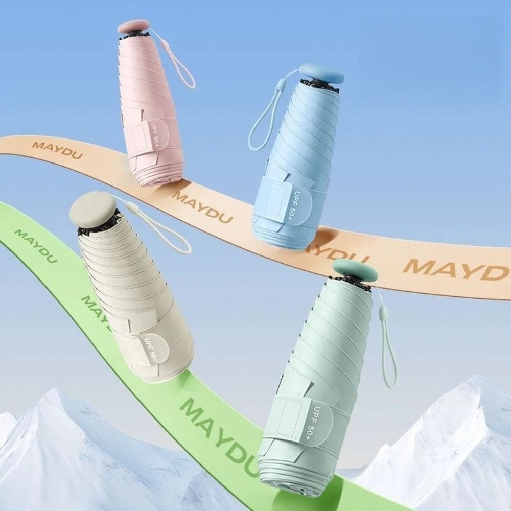 Compact Design Dual-Use Umbrella Ultra-Light Folding Umbrella New Pocket Umbrella  Daily Use