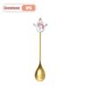 1-10pz Natale Acciaio Inossidabile Posate Cucchiaino Mescolabarbe Babbo Natale Cucchiaino da Dessert Utensili da Cucina Regalo Festivo Stoviglie