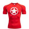 Fashion Tight-fitting T-shirt High Elasticity Quick-drying Fitness Wear Versatile Top Stretchy Moisture-Wicking Comfortable Sweat-Absorbent Jogging
