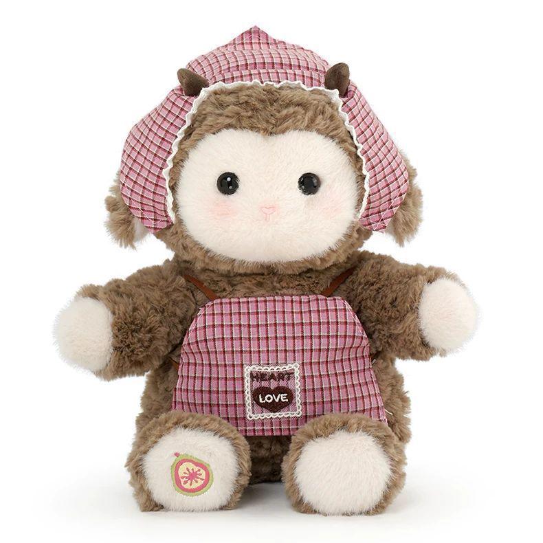 Hug Baby Sheep Plush Toy: Cute Cartoon Cushion for Kids