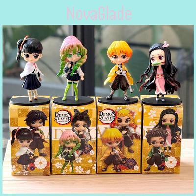 Demon Slayer Pvc Anime Figure Set With Collectible Characters For Fans And Giftgiving