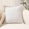 Decorative Pillowcase Cushion Cover Textured with Color Stitching for Couch or Living Room Sofa Bed Decoration