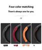 Car Steering Wheel Cover For Mercedes Benz A B C E S Class AMG GLA GLB GLC GLE CLA CLS SLC GLS GLK SLK Vito ML Pilot A45 C43 C63 BC2 C13