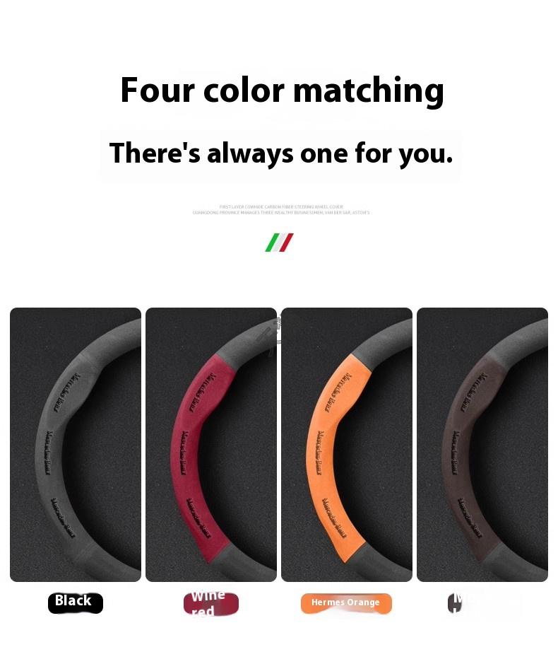Car Steering Wheel Cover For Mercedes Benz A B C E S Class AMG GLA GLB GLC GLE CLA CLS SLC GLS GLK SLK Vito ML Pilot A45 C43 C63 BC2 C13