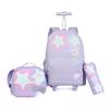 Li Shen Kids Trendy Rolling Backpack 3-Piece Set