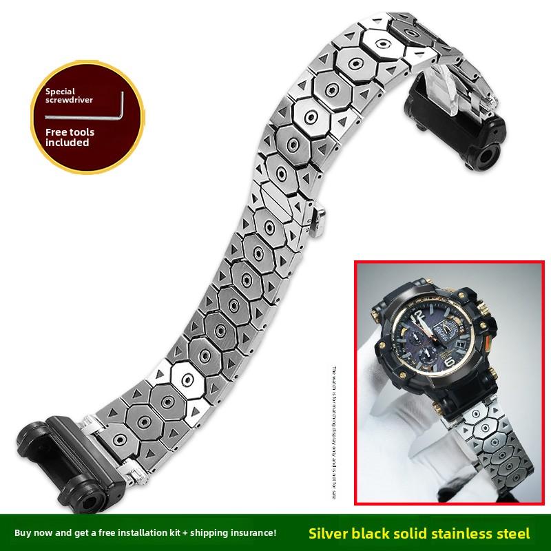 Für Casio -SHOCK 5410 GPW-1000 GPW1000 Serie Modifiziertes Edelstahlarmband Herren Metallarmband Uhrenarmband Zubehör Werkzeuge