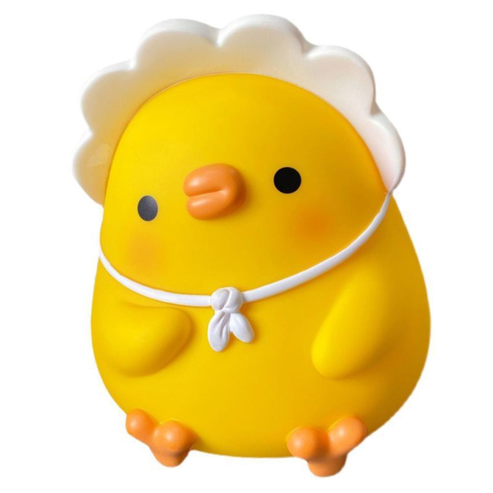 

ZK20 Kids Piggy Bank Cute Cartoon Money Coin Bank Anti Fall Vinyl Resin Money Bank for Boys Girls Yellow Duck жёлтый