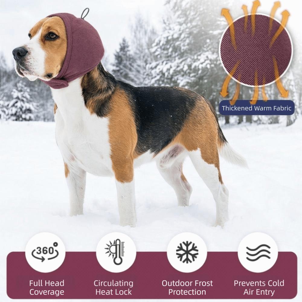 Adjustable Dog Calming Earmuff Anti Anxiety Soundproof Noise Cancelling Earmuffs Soft Breathable Calming Head Wrap