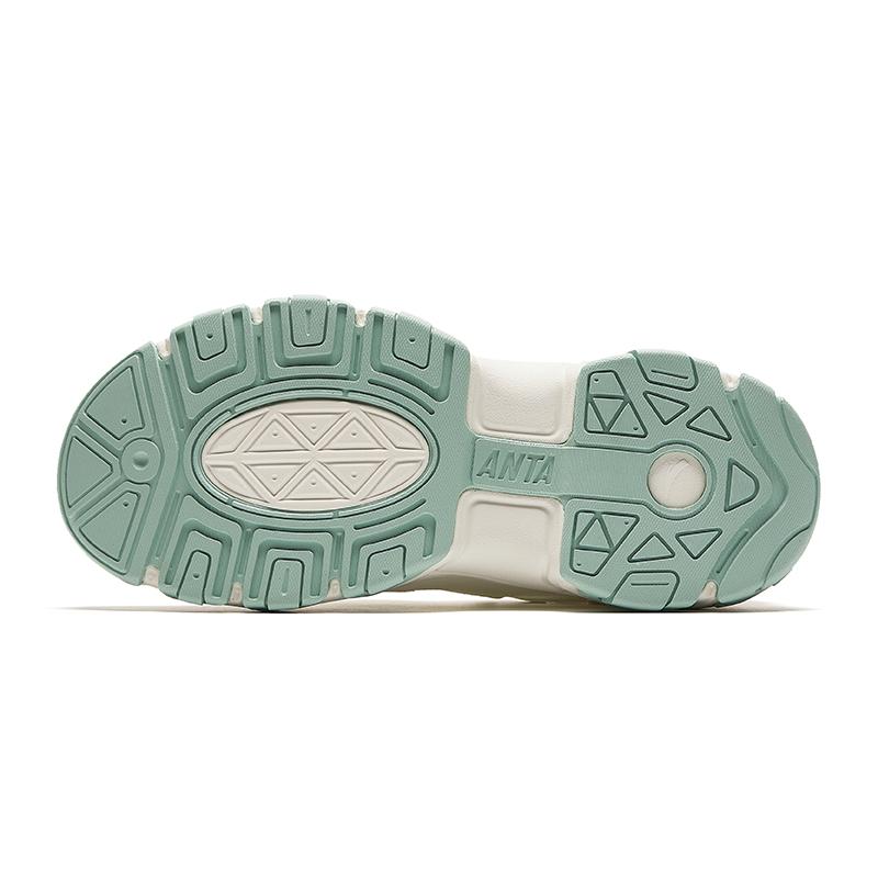 Anta Starry Sea Low Top Casual Shoes Women's White Green Sneakers 922428807-3