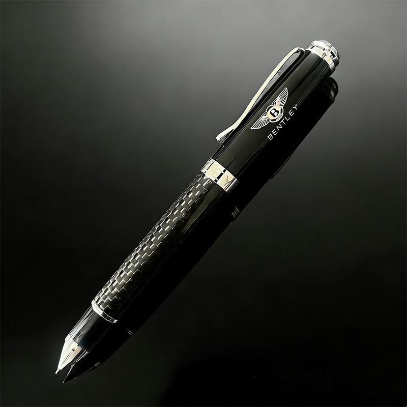 New B-Bentley-y Bentley Emblem Metal Engraved Fountain Pen Gifts Souvenirs Signature Pens Business Ballpoint Pen School Supplies
