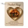 Capsule Shaped Ornament Pocket Hug Token for Hairstylists Heart Acrylic Band-aid Art Keepsake with Mini Hair Tools Stylist Appreciation Gifts Medicine
