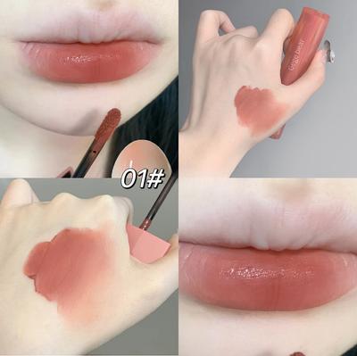 Glazed Lip Mud, Matte Velvet Matte Lip Glaze, Whitening and Long-lasting, Not Easy To Stain Lipstick and Lip Gloss