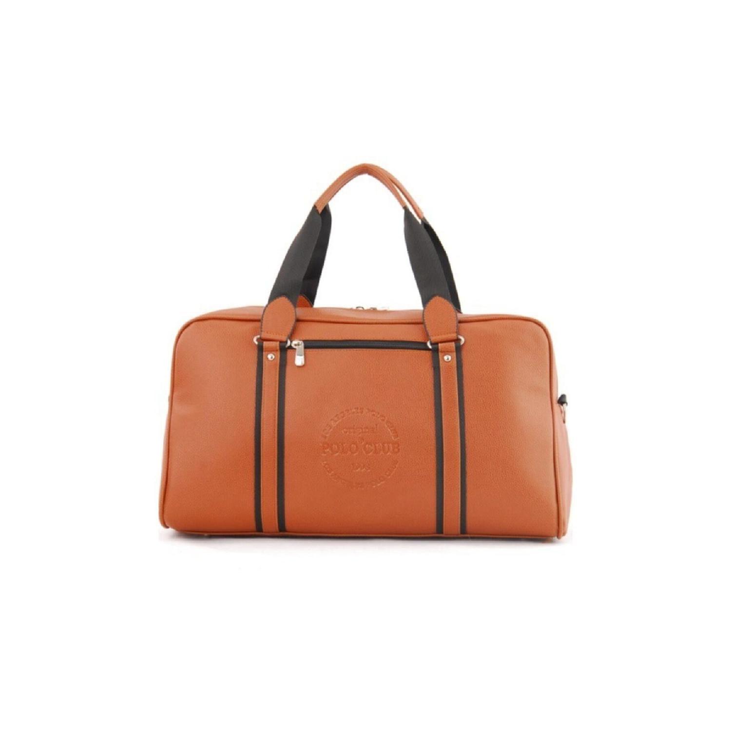 

Faux Leather Sports And Travel Bag 9732 Tan византия