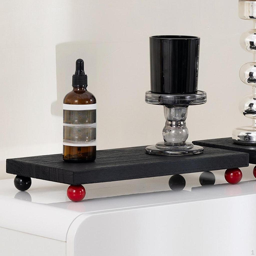 Wooden Cosmetic Stand Countertop Organizer Easy To Clean, Sturdy Gift, Pedestal Makeup Perfume