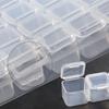 Jewelry Organizer Clear Bead Container 28 Compartments Removable Storage Box