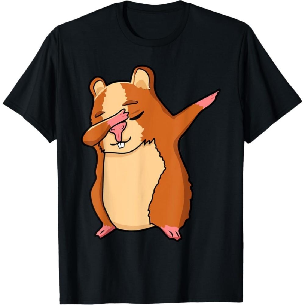 

Dabbing Hamster Dancing Hamster Animal Hamster Gift T-Shirt XXXXXL чёрный