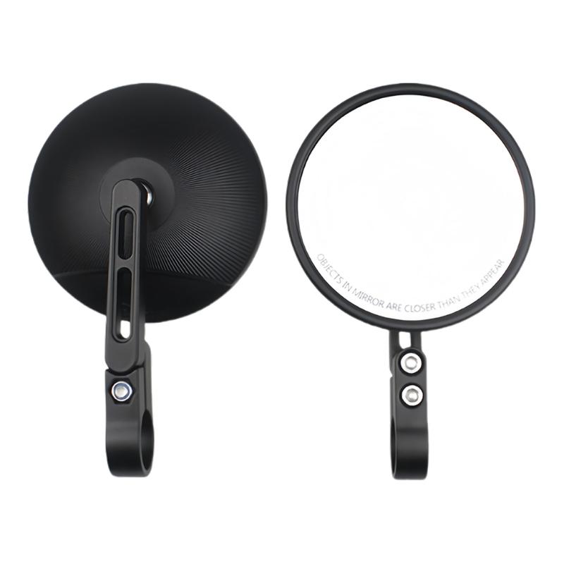 Panoramic Visibility Bike Rearview Mirror Shockproof ABS Build 360 Adjustable Angle Easy Installation for Motorcycles