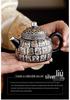 Sterling Silver Dunhuang Ten Thousand Buddhas Tea Set: Luxury Gift Box for New Year, Birthdays & Elders