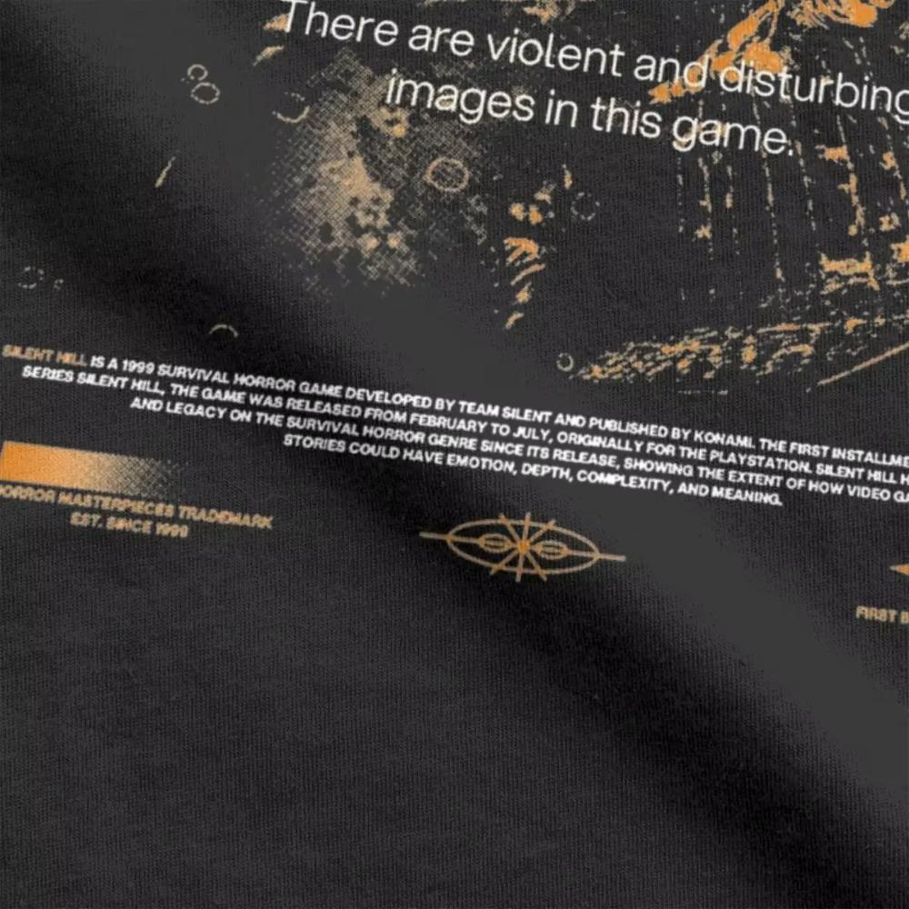 Funny Silent Hill Printed Graphic T-Shirt Men Women Round Collar Cotton T Shirt Short Sleeve Oversized Tee Shirt Summer Tops