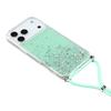 For iPhone 17 Pro Max Case Cute Bling TPU Epoxy Phone Cover with Lanyard