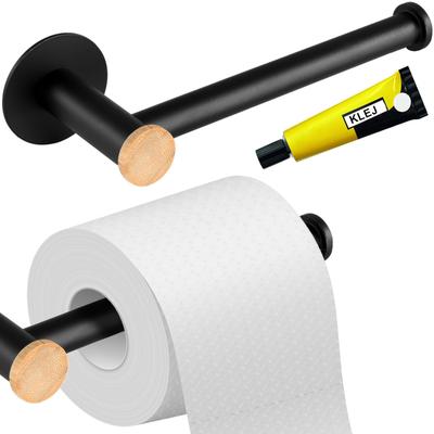 Dinar Black Toilet Paper Holder