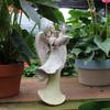 Resin Angel Statue with   Sculpture for Garden Wedding Decor Outdoor Patio Ornament