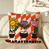 Art BBALI MMENG Cushion Cover Pillow Case Antidustmite Pillowcase Silky Short Plush Sofa Cushion Cover hot
