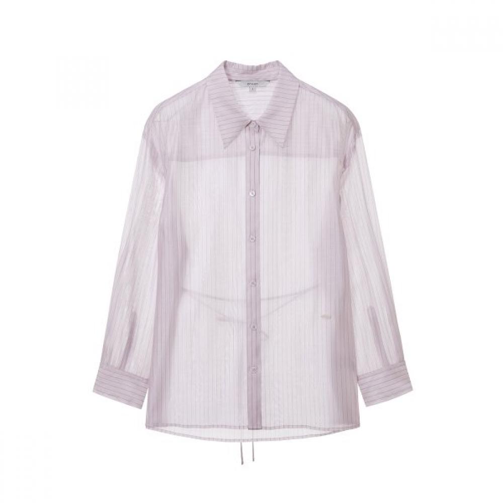 On On Striped Sheer Summer Shirt New5mb612
