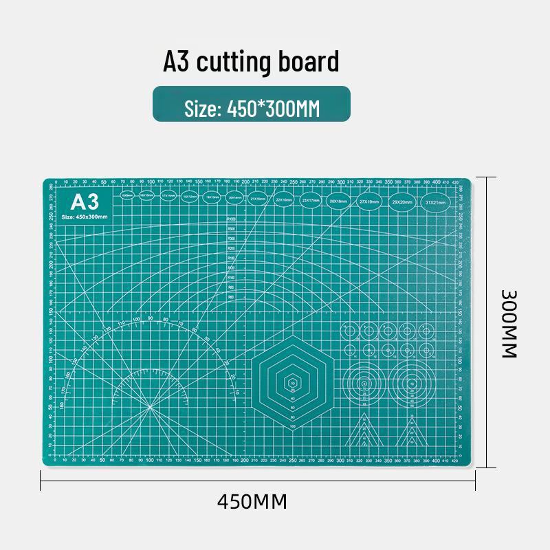 

Двусторонний блокнот для резки формата А3/А4 ручной работы: Гравировка, антирежущая доска для студентов и моделей