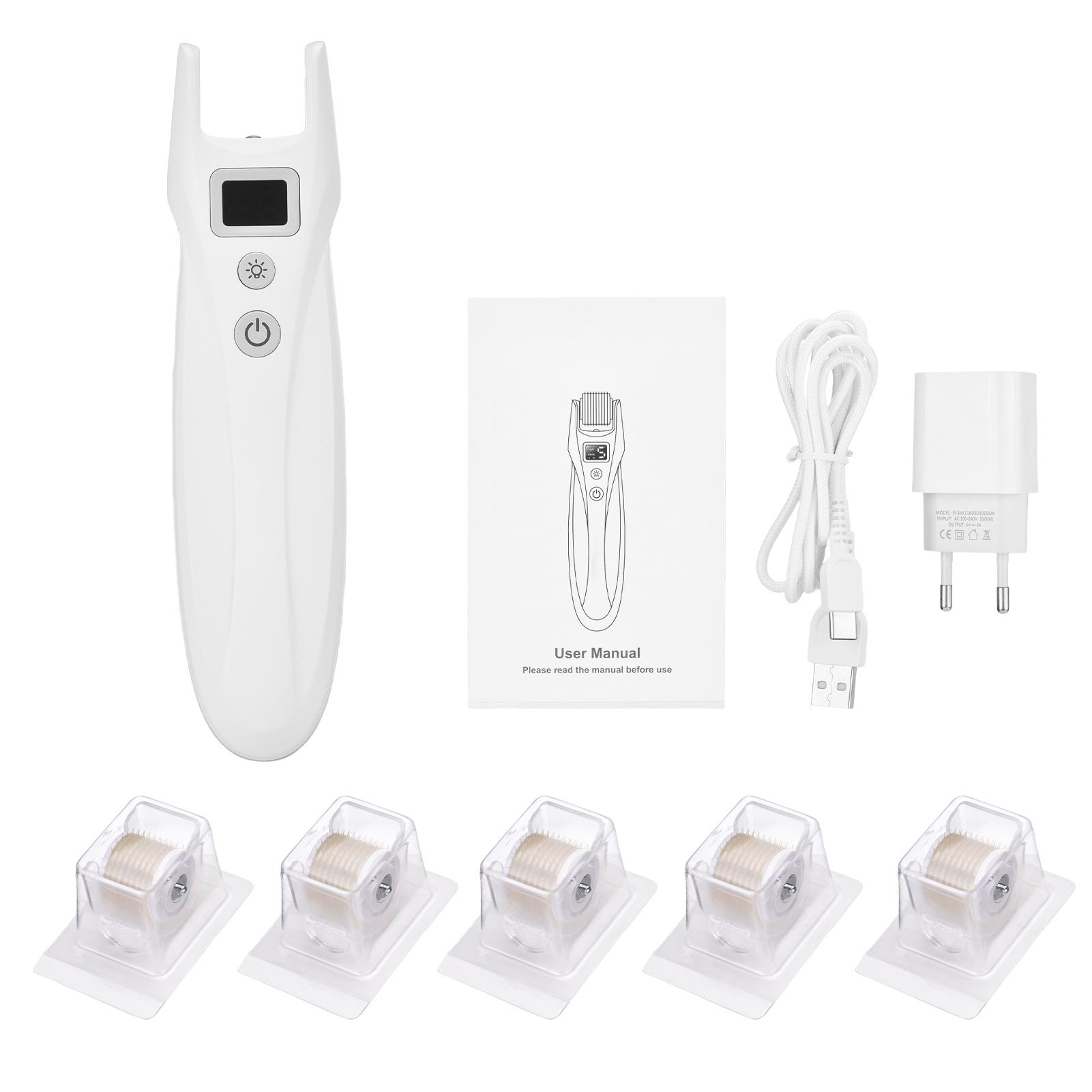 

G5 Facial Roller Skincare Tools 2 LED Lights с вибрацией для мужчин и женщин EU Plug