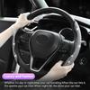 Universal 38cm Bling Crystal Steering Wheel Cover Sparkling Rhinestone Non-Slip Grip Protector for Car Decoration afety 1Pair