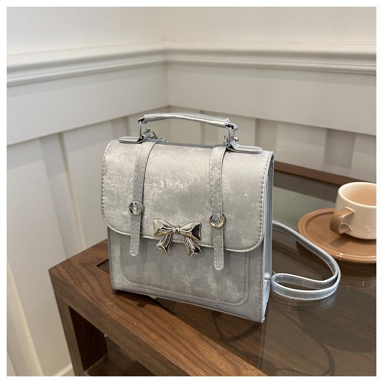 2025 Casual New Fashion College Style Butterfly Personality Large Capacity Foreign Style Single Shoulder Oblique Span Portable Double Backpack Female