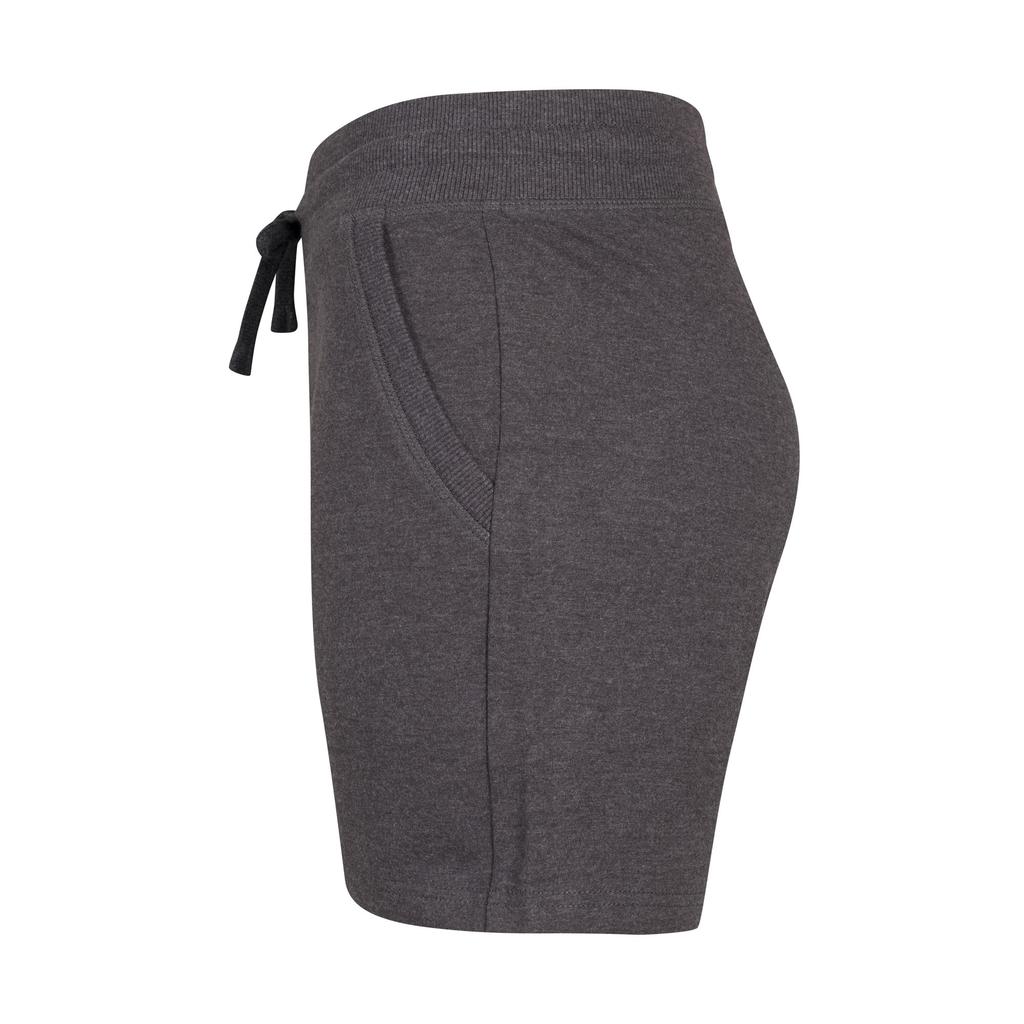 Build Your Brand Womens/Ladies Terry Heather Plain Shorts