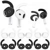 3/1Pairs Silicone Eartips Earhooks for Apple AirPods 4, Soft Anti-Lost Anti-Drop Earbuds Tips Replacement