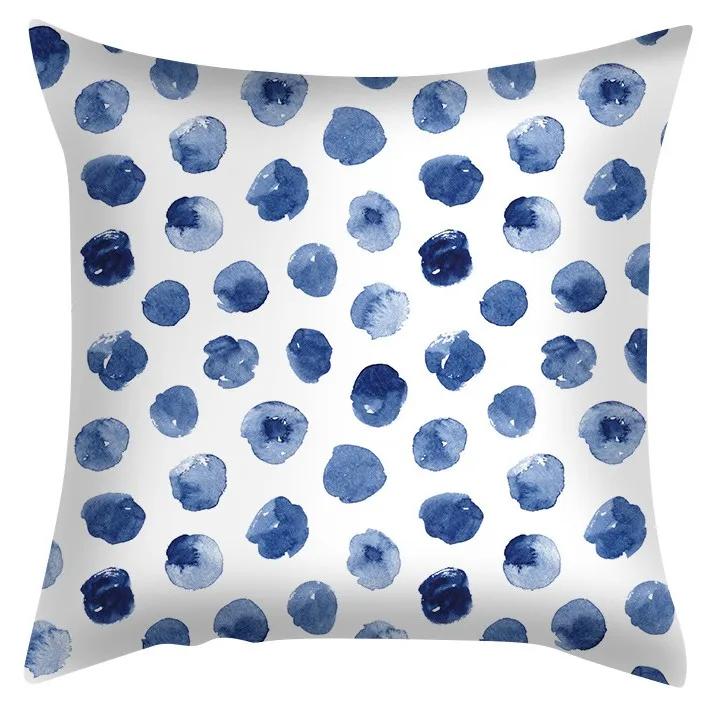 

Абстрактна синя наволочка. Модна подушка. Автомобільна подушка. Чохол для дивана 12x12Inch