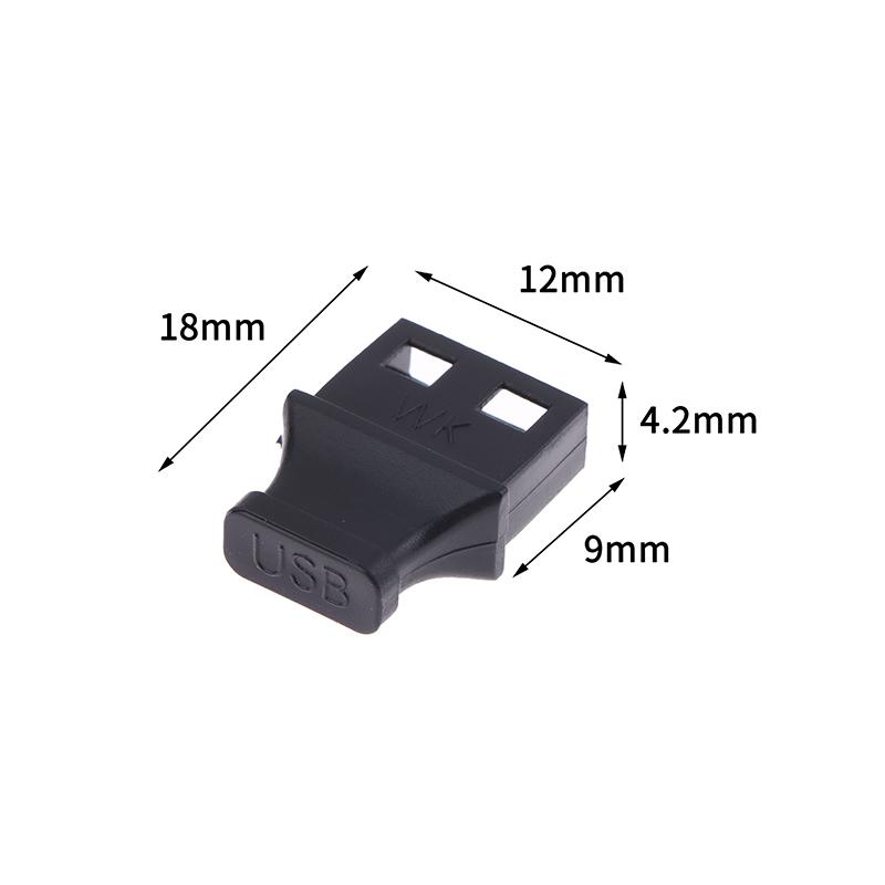 5Pcs 10Pcs USB Port Plug Cap With Handle Anti Dust Cover For Laptop Computer Socket Durable Silicone Protection