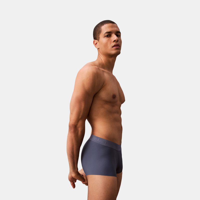 Calvin Klein Black Label Lightweight Low Rise Anti-Chafing Boxer Briefs Men Underwear Aurora-Blue NB3634-C9T
