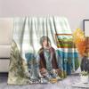 Pettson and Findus2 Flannel Blanket, High Quality Comfortable for All Seasons, Home Decor, Warmth and Comfort