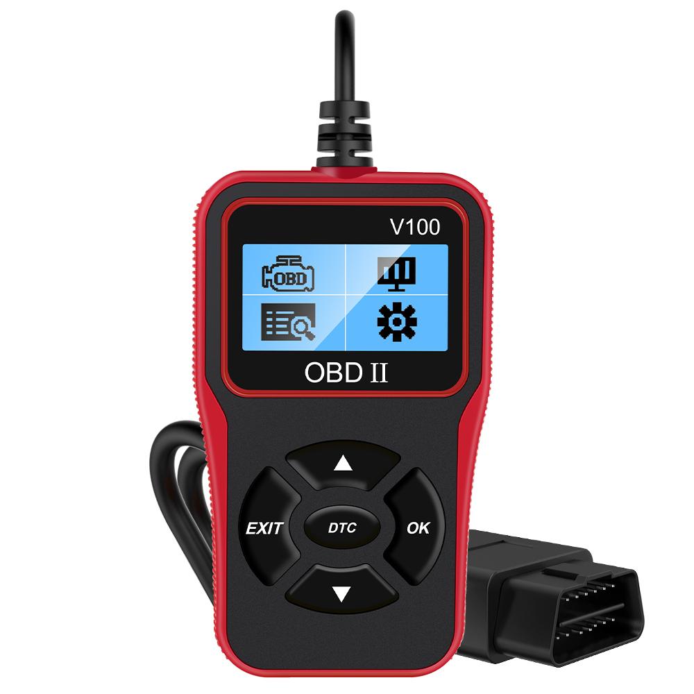 

Plug and Play Универсальный V100 Цифровой Дисплей Автоаксессуары 16-контактный OBD2 Считыватель кодов OBD 2 Сканер Инструменты для диагностики автомобиля