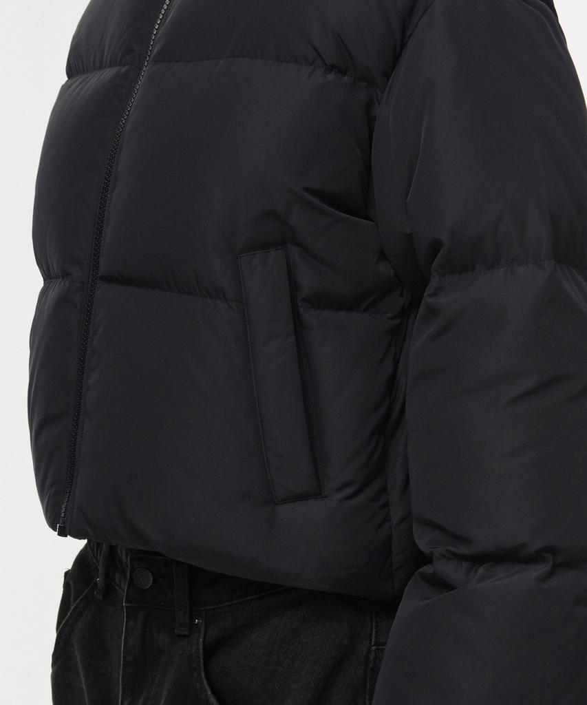 Musinsa Standard Woman Women'S Down Puffer Crop Padded Jacket [Black]