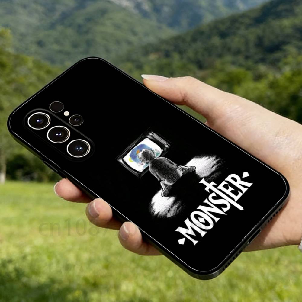Johan Liebert M-Monster Phone case For Samsung Galaxy A53,51,72,73,31,30,42 Soft Silicone Black Cover SamsungA134G