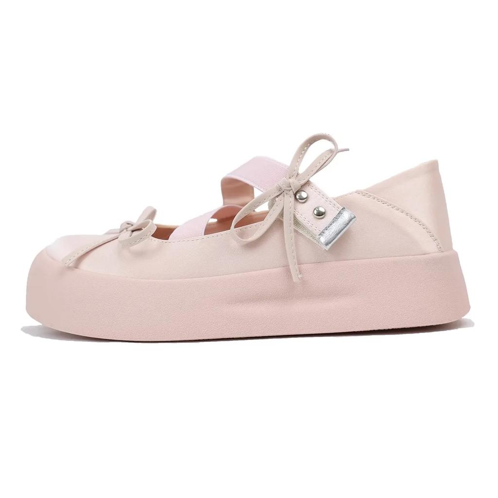 Fashion 2024 New Sweet Vintage Flat Shoes Mary Janes Shoes Women Bow-knot Buckle Lolita Platform Shoes Female Cute Designer Shoe Girls