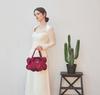 Suin Flower Tote Bag_Wine